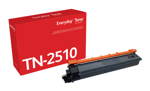 EverydayTM Black Toner by Xerox compatible with Brother TN2510, Standard capacity