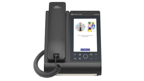 AudioCodes Teams C470HD Total Touch IP-Phone PoE GbE with integrated BT, Dual Band Wi-Fi and an external power supply