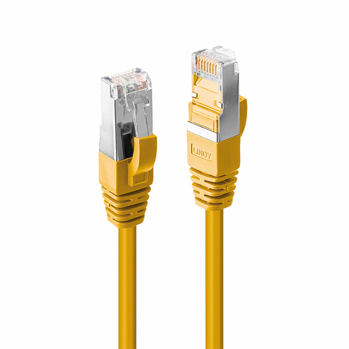 Lindy 47868 networking cable Yellow 10 m Cat6a S/FTP (S-STP) Round