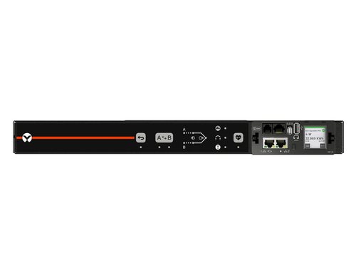 Vertiv Geist VA7U21A0 power distribution unit (PDU) 6 AC outlet(s) 1U Black