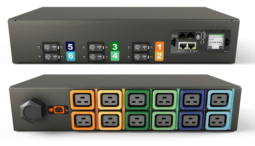 Vertiv Geist MG05M2R1-12L193-3PS56B2H10-S power distribution unit (PDU) 12 AC outlet(s) 0U Black