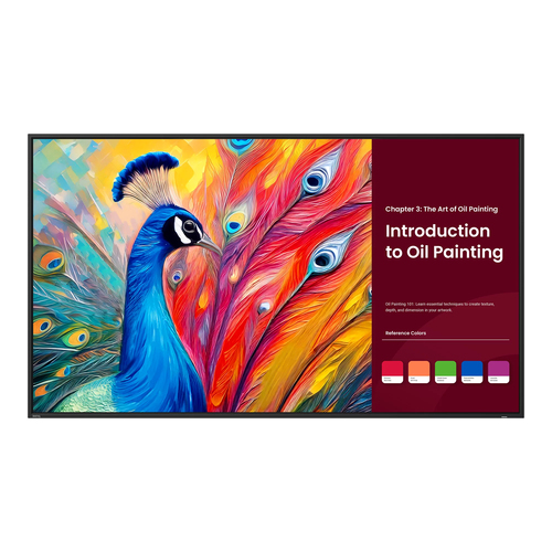 BenQ SH6504 Digital signage flat panel 165.1 cm (65") LCD 800 cd/m² 4K Ultra HD Black Built-in processor Android 24/7