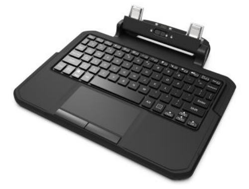 Zebra KYB-ET6X-2IN1-FR1-01 mobile device keyboard French Black