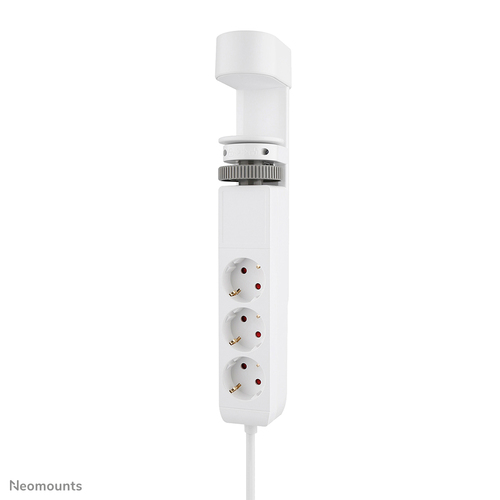 Neomounts DS22-840WH6 Desk socket with clamp and USB-C and USB-A ports - Quick charge