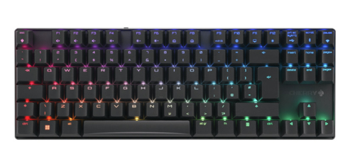 CHERRY MX 8.2 TKL WIRELESS keyboard Gaming USB + RF Wireless + Bluetooth QWERTY Nordic Black