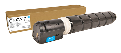 EverydayTM Cyan Remanufactured Toner by Xerox compatible with Canon C-EXV47 (8517B002), Standard capacity