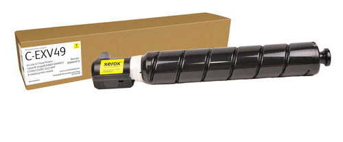 EverydayTM Yellow Remanufactured Toner by Xerox compatible with Canon C-EXV49 (8527B002), Standard capacity