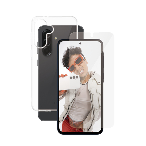 PanzerGlass SAFE. by ® 2-in-1 Bundle Samsung Galaxy A36 5G | Bulk Clear screen protector 50 pc(s)