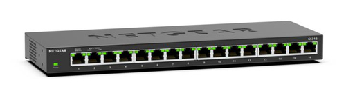NETGEAR GS316 Unmanaged L2 Gigabit Ethernet (10/100/1000) Black