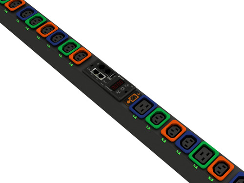 Vertiv Geist Universal Rack PDU with Next Generation IMD, 16A-48A, 208V-415V, 11kW, (30) U-Lock C13 and (6) U-Lock C19 Receptacles, VP7UU0A0