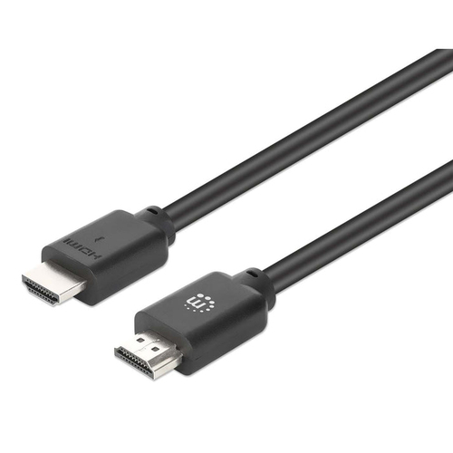 Manhattan HDMI 4K@60Hz Cable with Ethernet, 3m, Suitable for ALL 4K & 1080p/HD Uses - When Upgrading Now or Have It Ready for When You Need It, Black, Premium High Speed, Lifetime Warranty, Same 4K@60Hz Performance as HDMM3MP