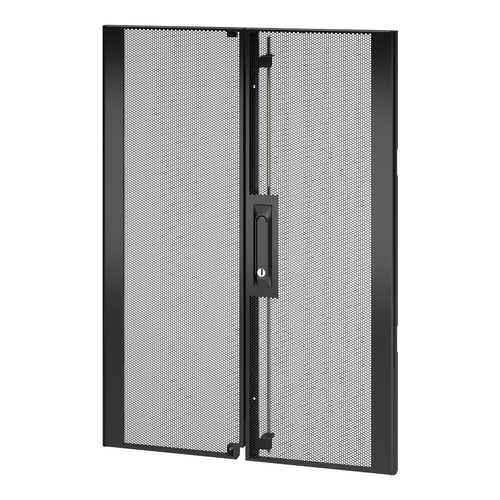 APC NetShelter SX 18U 600mm Wide Perforated Split Doors Black
