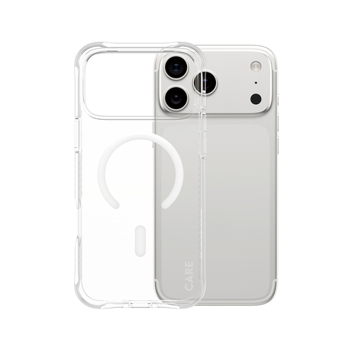PanzerGlass CARE™ by ® Samba Case Transparent w. White MagSafe iPhone 18 Pro Max | 17 Pro Max | Bulk