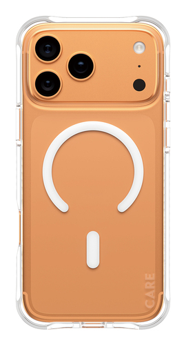 PanzerGlass CARE™ by ® Samba Case Transparent w. White MagSafe iPhone 18 Pro Max | 17 Pro Max