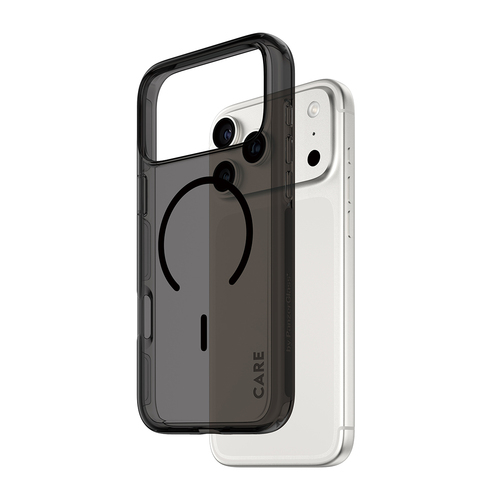 PanzerGlass CARE™ by ® Smokey Case w. Black MagSafe iPhone 18 Pro Max | 17 Pro Max