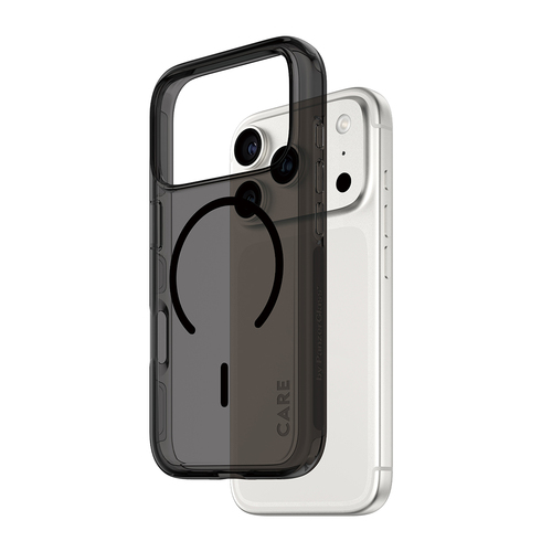 PanzerGlass CARE™ by ® Smokey Case w. Black MagSafe iPhone 18 Pro | 17 Pro