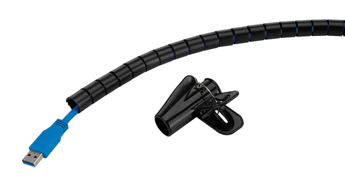 Neomounts ADS06-140BL Cable sleeve - for 1-3 cables - universal