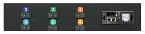 Vertiv DU05M2R1-24CF17-2S02A9H00-S power distribution unit (PDU) 24 AC outlet(s) 2U Black