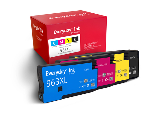 EverydayTM Multipack Ink by Xerox compatible with HP HP963XL (HP963XL MULTIPACK), High capacity