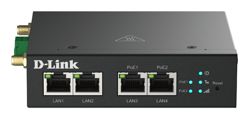 D-Link DWM-314-TP/B 4G LTE M2M VPN PoE+ Router