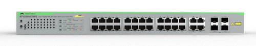 Allied Telesis iGS950/28PS Managed L2 Gigabit Ethernet (10/100/1000) Power over Ethernet (PoE) Desktop/Wall-Mounting Silver