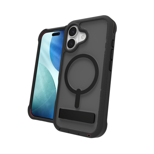 ZAGG Rainier Snap Kickstand Сase For Apple iPhone 17 Smoke Black