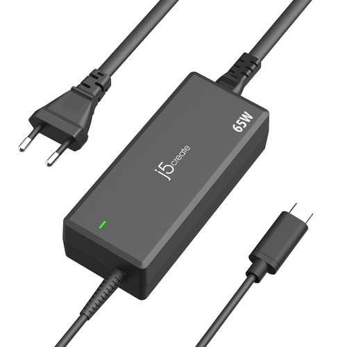 j5create JUP1265 65W PD USB-C® Power Adapter - EU