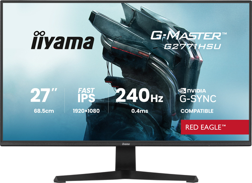 iiyama G-MASTER G2771HSU-B1 computer monitor 68.6 cm (27") 1920 x 1080 pixels Full HD Black
