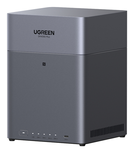 Ugreen DH4300 Plus NAS Mini Tower 8 GB LPPDDR4X UGOS Pro Grey