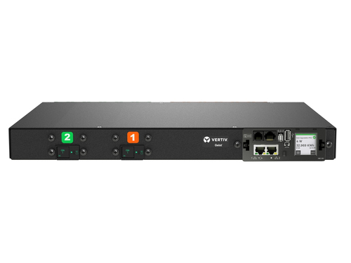 Vertiv Geist MG05M1R1-12CF13-3PS6B2H10-S power distribution unit (PDU) 12 AC outlet(s) 0U Black