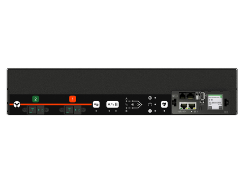 Vertiv Geist AGS5M2R6-12CF13-3PS6PS6B211-D power distribution unit (PDU) 12 AC outlet(s) 0U Black