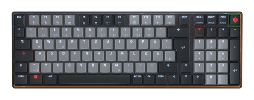 CHERRY KW 550 MX LP keyboard Home/Office USB + Bluetooth QWERTZ German Black