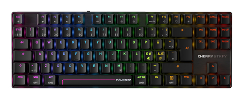 CHERRY MX 8.2 Pro TMR Wireless keyboard Gaming USB + RF Wireless + Bluetooth QWERTY Nordic Black