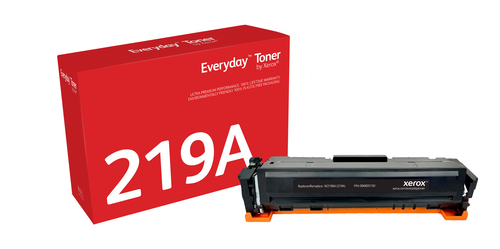EverydayTM Black Toner by Xerox compatible with HP 219A (W2190A), Standard capacity
