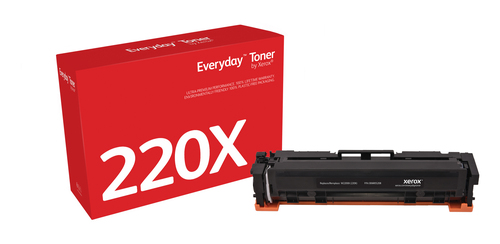 EverydayTM Black Toner by Xerox compatible with HP 220X (W2200X), High capacity