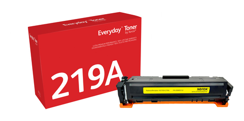 EverydayTM Yellow Toner by Xerox compatible with HP 219A (W2192A), Standard capacity