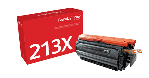 EverydayTM Black Toner by Xerox compatible with HP 213X (W2130X), High capacity