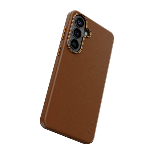 PanzerGlass CARE™ by ® Solo Case Brown w. Qi Samsung Galaxy S26+