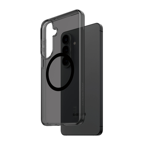 PanzerGlass CARE™ by ® Smokey Case w. Black Qi Samsung Galaxy S26+