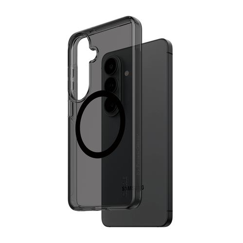 PanzerGlass CARE™ by ® Smokey Case w. Black Qi Samsung Galaxy S26