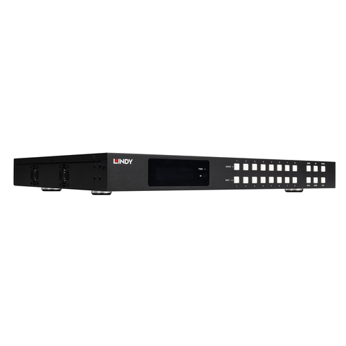 Lindy 38434 matrix switcher Scaling matrix switcher Built-in display