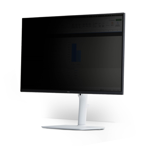 StarTech.com Magnetic Monitor Privacy Screen for 23.8" 16:9 Widescreen Display, Removable Filter, Anti-Glare/Glossy, Blue Light Reducing Screen Protector, TAA