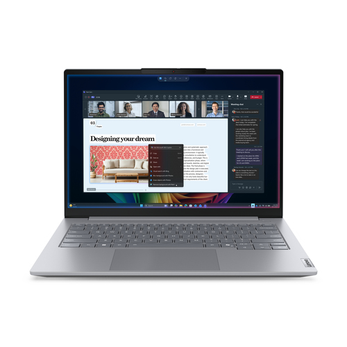 Lenovo ThinkBook 14 G9 IPL Copilot+ PC Intel Core Ultra 7 355 Laptop 35.6 cm (14") WUXGA 16 GB DDR5-SDRAM 512 GB SSD Wi-Fi 7 (802.11be) Windows 11 Pro Grey UK English