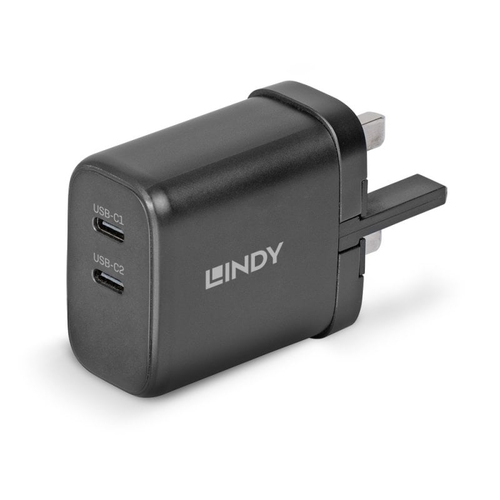 Lindy 65W USB 2 x Type C Charger