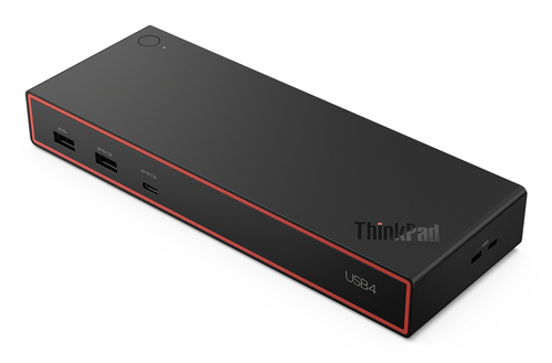 Lenovo 40BF0135UK laptop dock/port replicator Wired USB4 Black