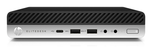 T1A HP EliteDesk 800 G4 Refurbished Intel® Core™ i5 i5-8500T 8 GB DDR4-SDRAM 256 GB SSD Windows 11 Pro Mini PC Black, Silver