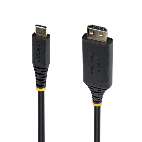 StarTech.com 3m USB-C to HDMI Adapter Cable, Gripping HDMI Connector, 4K 60Hz, Thunderbolt Compatible, HDR, Uni-Directional Cord for MacBook, Dell, HP, Lenovo