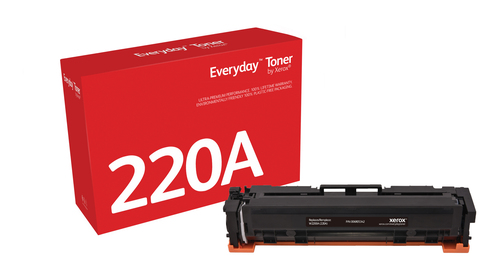 EverydayTM Black Toner by Xerox compatible with HP 220A (W2200A), Standard capacity