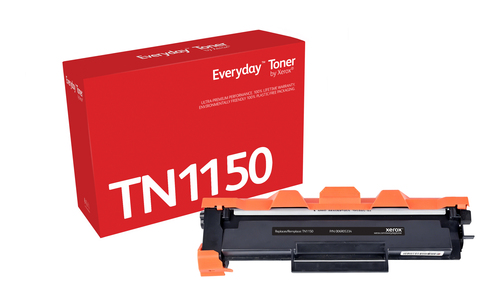 EverydayTM Black Toner by Xerox compatible with Brother TN-1150, Standard capacity