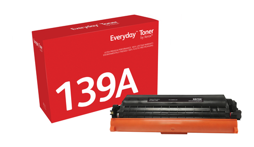 EverydayTM Black Toner by Xerox compatible with HP 139A (W1390A), Standard capacity